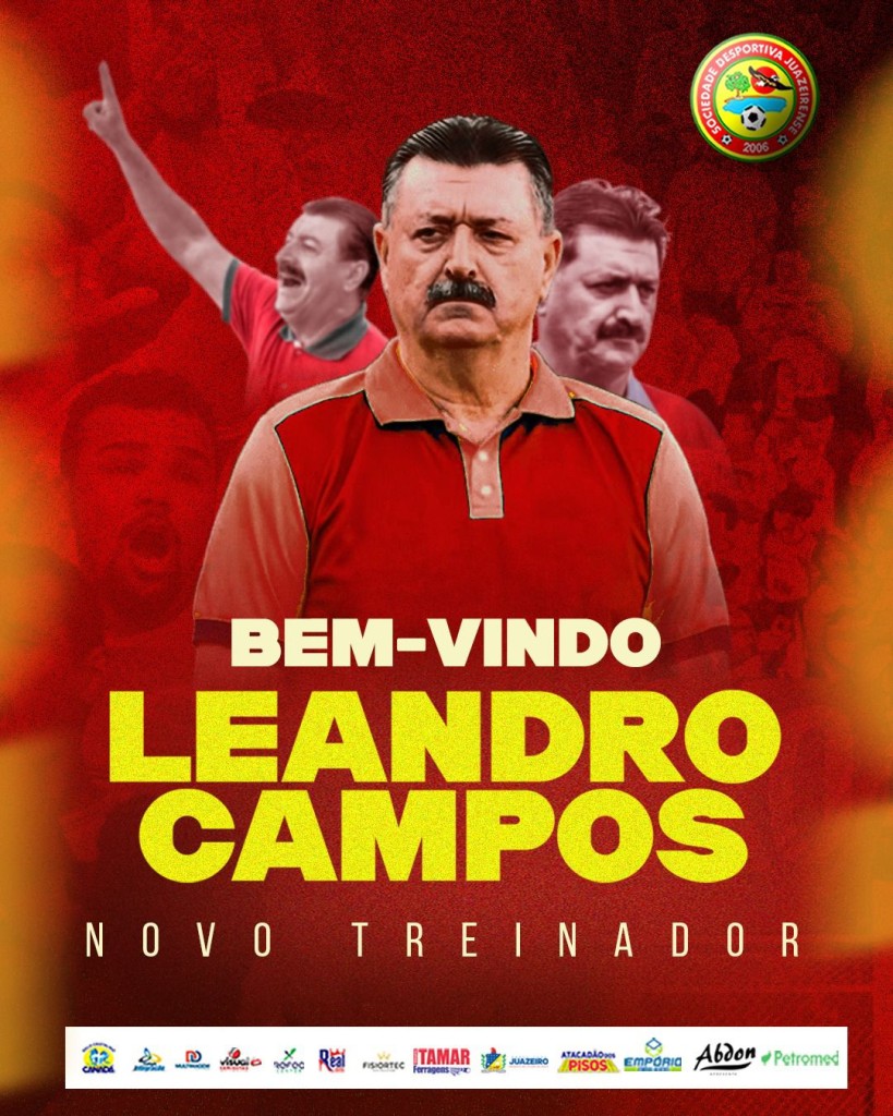Juazeirense anuncia Leandro Campos como novo treinador