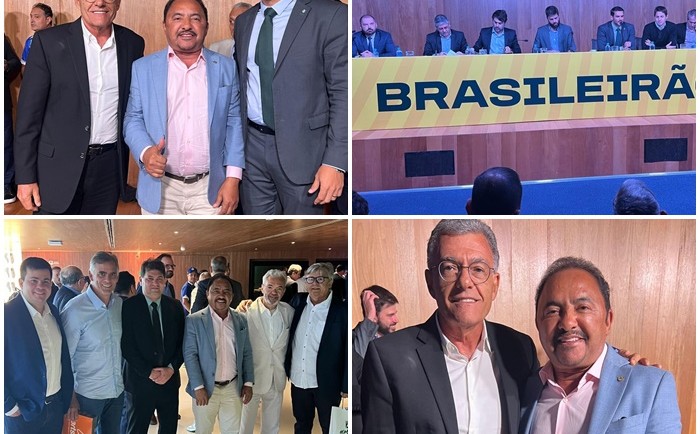 Presidente da Juazeirense, deputado Roberto Carlos, participou de encontro na CBF, nesta terça (29)