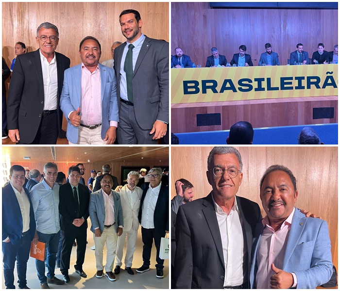 Presidente da Juazeirense, deputado Roberto Carlos, participou de encontro na CBF, nesta terça (29)