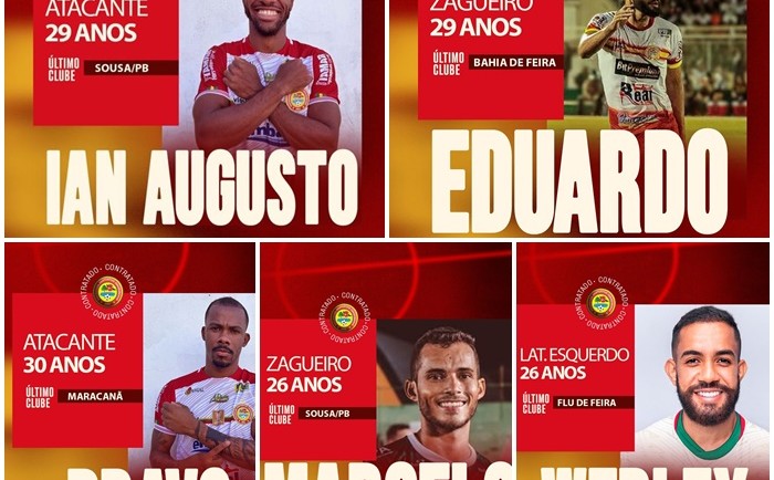 Juazeirense se reforça e começa domingo mais uma etapa no propósito de voltar à Série C