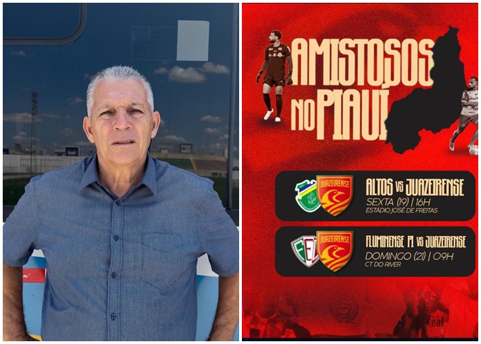 Juazeirense viajou ao Piauí para dois importantes testes antes da estreia oficial, em janeiro