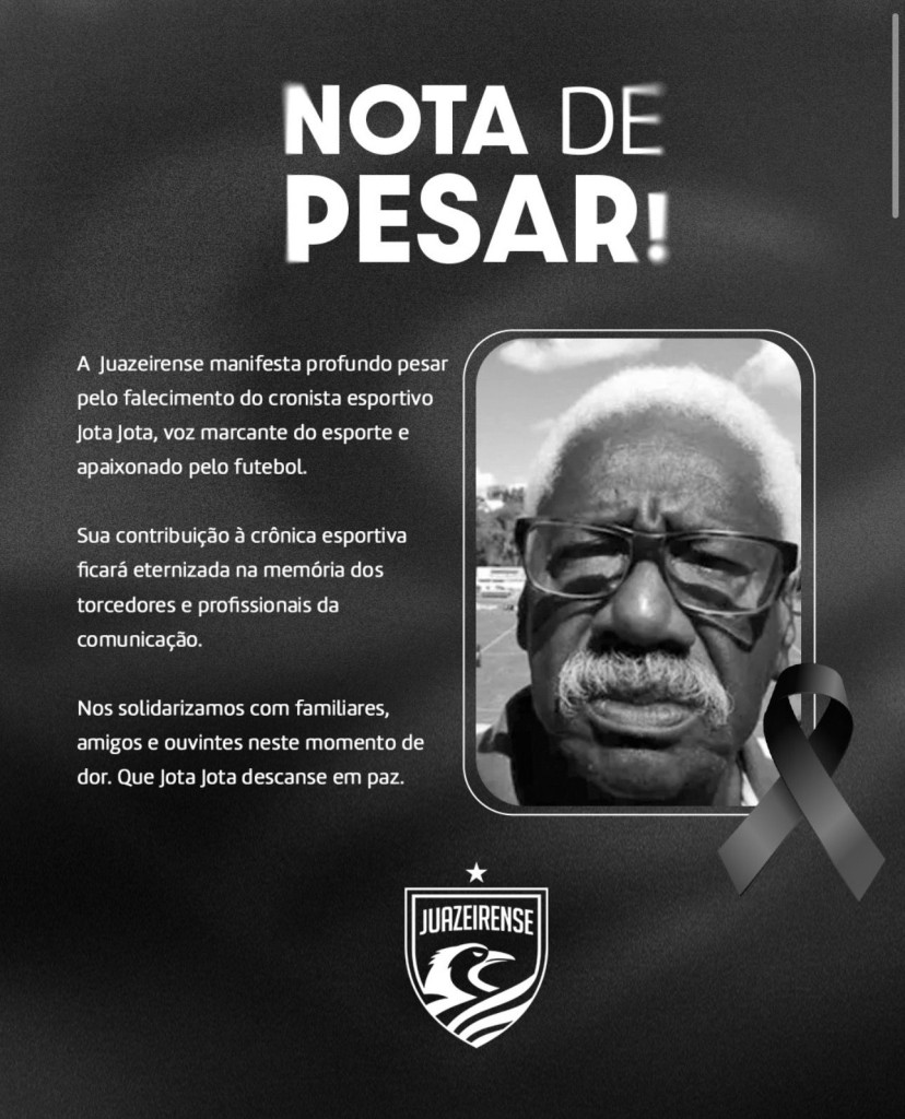 Nota de Pesar: Juazeirense lamenta morte do radialista Jota, Jota