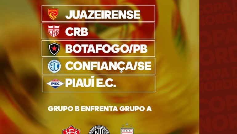 No grupo B da Copa do Nordeste, Juazeirense conhece adversários da primeira Fase