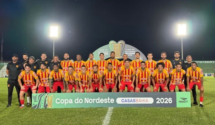 Copa do Nordeste: Cancão de Fogo segue voando alto e conquista ponto importante para classificação contra o Sousa