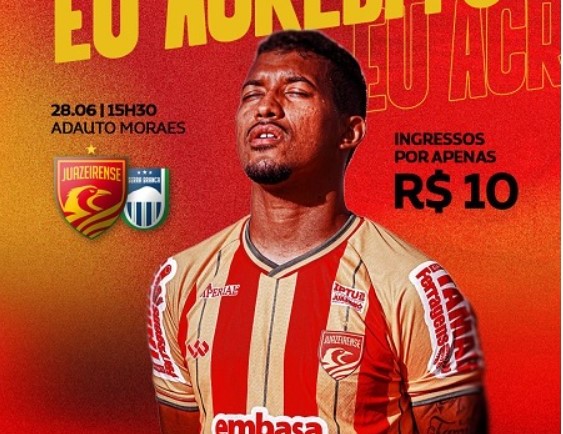 Com ingressos a R$ 10, Juazeirense aposta na força da torcida para virar confronto da Série D